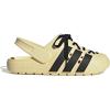 imageadidas UnisexAdult Adilette Clog 20 Slide SandalWarm VanillaBlackGold Metallic