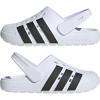 imageadidas UnisexAdult Adilette Clog 20 Slide SandalWhiteBlackWhite