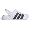 imageadidas UnisexAdult Adilette Clog 20 Slide SandalWhiteBlackWhite