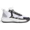 imageadidas UnisexAdult Adizero Select Team SneakerWhiteSilver MetallicBlack