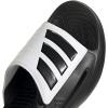 imageadidas UnisexAdult Lightblaze Slide SandalBlackBlackWhite