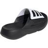 imageadidas UnisexAdult Lightblaze Slide SandalBlackBlackWhite