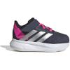 imageadidas UnisexBaby Duramo Sl Elastic Lace ampamp Strap Running SneakerShadow NavySilver MetallicLucid Pink