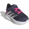 imageadidas UnisexBaby Duramo Sl Elastic Lace ampamp Strap Running SneakerShadow NavySilver MetallicLucid Pink
