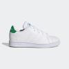 imageadidas UnisexChild Advantage Tennis ShoeFtwr WhiteGreenCore Black