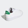 imageadidas UnisexChild Advantage Tennis ShoeFtwr WhiteGreenCore Black
