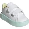 imageadidas UnisexChild Advantage Tennis ShoeWhiteBliss LilacHalo Mint