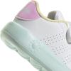 imageadidas UnisexChild Advantage Tennis ShoeWhiteBliss LilacHalo Mint
