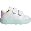imageadidas UnisexChild Advantage Tennis ShoeWhiteBliss LilacHalo Mint