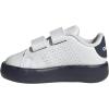 imageadidas UnisexChild Advantage Tennis ShoeWhiteShadow NavyWhite