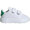 imageadidas UnisexChild Advantage Tennis ShoeWhiteWhiteGreen