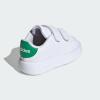 imageadidas UnisexChild Advantage Tennis ShoeWhiteWhiteGreen