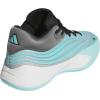 imageadidas UnisexChild Dame X Basketball SneakerFlash AquaBlackGrey