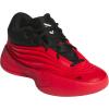 imageadidas UnisexChild Dame X Basketball SneakerPure RubyBlackZero Metallic