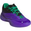 imageadidas UnisexChild Dame X Basketball SneakerPurple RushBlackCourt Green