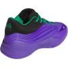 imageadidas UnisexChild Dame X Basketball SneakerPurple RushBlackCourt Green