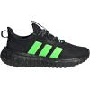 imageadidas UnisexChild Kaptir 40 SneakerBlackLime BurstWhite