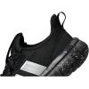 imageadidas UnisexChild Kaptir 40 SneakerBlackSilver MetallicBlack