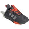imageadidas UnisexChild Kaptir 40 SneakerGreyMatte SilverImpact Orange
