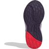imageadidas UnisexChild Ultrarun 5 Elastic Lace ampamp Strap SneakerAurora PlumPowder PlumLucid Red