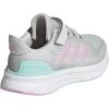 imageadidas UnisexChild Ultrarun 5 Elastic Lace ampamp Strap SneakerGreyBliss LilacSemi Flash Aqua
