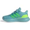 imageadidas UnisexChild Ultrarun 5 Elastic Lace ampamp Strap SneakerMint TonLucid LemonWhite
