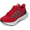 imageadidas UnisexChild Ultrarun 5 Elastic Lace ampamp Strap SneakerPure RubyBlackWhite
