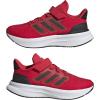 imageadidas UnisexChild Ultrarun 5 Elastic Lace ampamp Strap SneakerPure RubyBlackWhite