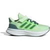 imageadidas UnisexChild Ultrarun 5 Elastic Lace ampamp Strap SneakerSemi Green SparkPreloved TealLime Burst