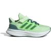 imageadidas UnisexChild Ultrarun 5 Elastic Lace ampamp Strap SneakerSemi Green SparkPreloved TealLime Burst