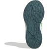 imageadidas UnisexChild Ultrarun 5 Elastic Lace ampamp Strap SneakerSemi Green SparkPreloved TealLime Burst