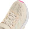 imageadidas UnisexChild Ultrarun 5 Elastic Lace ampamp Strap SneakerWonder WhiteWhiteLucid Pink