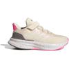 imageadidas UnisexChild Ultrarun 5 Elastic Lace ampamp Strap SneakerWonder WhiteWhiteLucid Pink