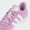 imageadidas VL Court 30 Shoe  KidsBliss Lilac Cloud White Grey Two