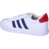 imageadidas VL Court 30 Shoe  KidsCloud White Dark Blue Better Scarlet