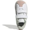 imageadidas VL Court 30 Shoe  KidsFtwr White Linen Green Met Sandy Pink Met