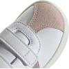 imageadidas VL Court 30 Shoe  KidsFtwr White Linen Green Met Sandy Pink Met