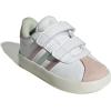 imageadidas VL Court 30 Shoe  KidsFtwr White Linen Green Met Sandy Pink Met