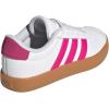 imageadidas VL Court 30 Shoe  KidsWhiteShock PinkCrystal White