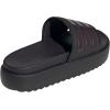 imageadidas Womens Adilette Platform Slide SandalBlackAurora MetAurora Black