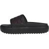 imageadidas Womens Adilette Platform Slide SandalBlackAurora MetAurora Black