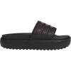 imageadidas Womens Adilette Platform Slide SandalBlackAurora MetAurora Black