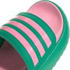imageadidas Womens Adilette Platform Slide SandalCourt GreenBliss PinkBliss Pink