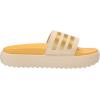 imageadidas Womens Adilette Platform Slide SandalCrystal SandGold MetallicSemi Spark