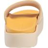 imageadidas Womens Adilette Platform Slide SandalCrystal SandGold MetallicSemi Spark