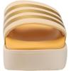 imageadidas Womens Adilette Platform Slide SandalCrystal SandGold MetallicSemi Spark