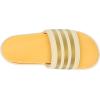 imageadidas Womens Adilette Platform Slide SandalCrystal SandGold MetallicSemi Spark