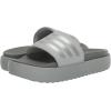 imageadidas Womens Adilette Platform Slide SandalGreySilver MetallicSolid Grey