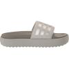 imageadidas Womens Adilette Platform Slide SandalGreySilver MetallicSolid Grey