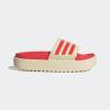imageadidas Womens Adilette Platform Slide SandalWarm VanillaSemi Lucid RedSemi Lucid Red